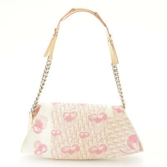 Christian Dior Trotter Chain Shoulder Bag Pink - Picture 5 of 10